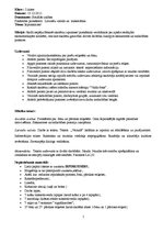 Konspekts 'Integrētās nodarbības konspekts', 1.