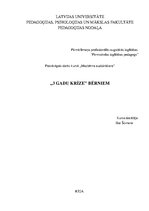 Eseja '"Trīs gadu krīze" bērniem', 1.
