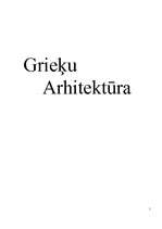 Referāts 'Grieķu arhitektūra', 1.