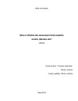 Referāts 'Oļiņa un Oļiņietes tēlu raksturojums Brāļu Kaudzīšu romānā "Mērnieku laiki"', 1.