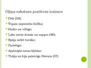 Referāts 'Oļiņa un Oļiņietes tēlu raksturojums Brāļu Kaudzīšu romānā "Mērnieku laiki"', 23.