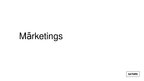Prezentācija 'Mārketings', 1.