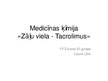 Prezentācija 'Medikaments "Tacrolimus"', 1.