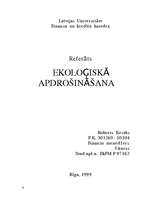 Referāts 'Ekoloģiskā apdrošināšana', 9.