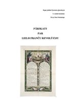 Konspekts 'Pārskats par Lielo Franču revolūciju', 1.