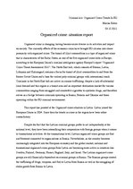 Eseja 'Organized Crime Situation in Latvia', 1.