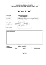 Referāts 'Прогноз и расчёт показателей предприятия', 1.