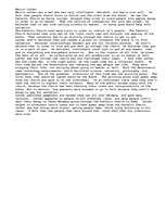 Eseja 'Biographay of Martin Luther', 1.