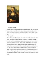 Eseja 'Leonardo da Vinči glezna "Mona Liza"', 2.