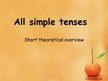 Prezentācija 'All Simple English Grammar Tenses', 1.