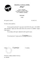 Paraugs 'Pilnvaras paraugs', 1.