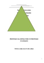 Referāts 'Profesiju klasifikators', 1.