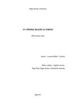 Referāts 'Svētā Pētera baznīcas tornis', 1.