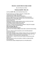 Konspekts 'Mednieku - zvejnieku laikmets Latvijas teritorijā', 1.