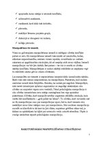 Referāts 'Psiholoģiskā manipulācija', 3.