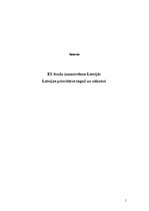 Referāts 'Eiropas Savienības fondu izmantošana Latvijā: Latvijas prioritātes tagad un nāko', 1.