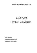 Konspekts 'Uzdevumi civilajā aizsardzībā', 1.