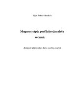 Referāts 'Muguras sāpju profilakse jauniešu vecumā', 1.