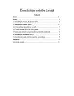 Referāts 'Demokrātijas attīstība Latvijā', 1.