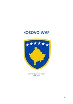 Referāts 'Kosovo War', 1.