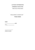 Prakses atskaite 'Tiesu prakses atskaite', 1.