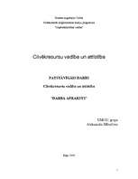 Referāts 'Cilvēkresursu vadība un attīstība-patstāvīgais darbs par tēmu "Darba apraksts"', 1.