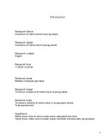 Referāts 'The Importance of Mobile Phone to Young People', 3.