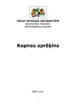 Paraugs 'Kopnes aprēķins', 1.