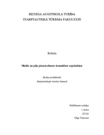 Referāts 'Muižu un piļu piemērošana viesmīlības vajadzībām', 1.