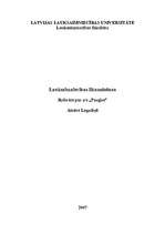 Konspekts 'Lauksaimniecības likumdošana', 1.