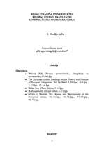 Konspekts 'Integrācijas procesa priekšnoteikumi Eiropā pēc Otrā pasaules kara', 1.