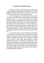 Eseja 'Amerikas seno civilizāciju kultūra', 1.