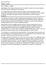 Prezentācija '"Buying Customers" by Bradley J.Sugars', 9.