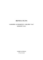 Biznesa plāns 'Biznesa plāns krodziņam "Evita"', 5.