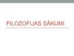 Prezentācija 'Filosofijas sākumi', 1.