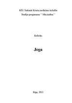 Konspekts 'Joga', 1.