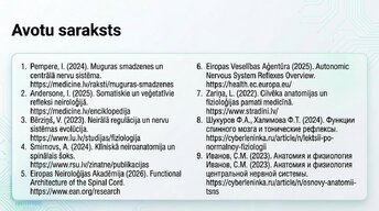 Prezentācija 'Muguras smadzenes: neiroloģiskā aparatūra un lokālie protokoli', 16.