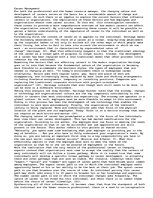 Eseja 'Career Management', 1.