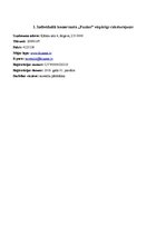 Biznesa plāns 'Individuālais komersants "Fazāns"', 4.