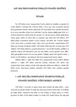 Referāts 'ASV dolārs starptautiskajā finanšu sistēmā', 1.