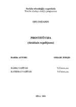 Diplomdarbs 'Prostitūcijas tiesiskais regulējums', 1.