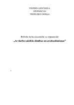 Referāts 'Ar darbu saistītās slimības un arodsaslimšanas', 1.