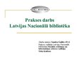 Prakses atskaite 'Latvijas Nacionālā bibliotēka', 36.