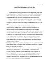 Eseja 'Jauninājumu ieviešana vai bojāeja', 1.