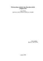 Referāts 'Psihoanalīzes metode Jāņa Akuratera darbā "Degoša sala"', 1.