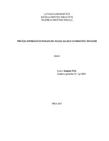 Eseja 'Pircēju iepirkšanās paradumu maiņa Saldus un Brocēnu novados', 1.