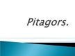 Prezentācija 'Pitagors', 1.