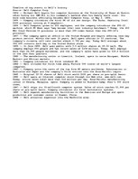 Konspekts 'Time Line of Dell Computer', 1.