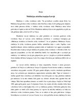 Eseja 'Mediācijas procesa attīstība Latvijā', 1.