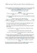 Konspekts 'R.Blaumaņa lugas "Sestdienas vakars" Marenīcas tēla raksturojums', 1.